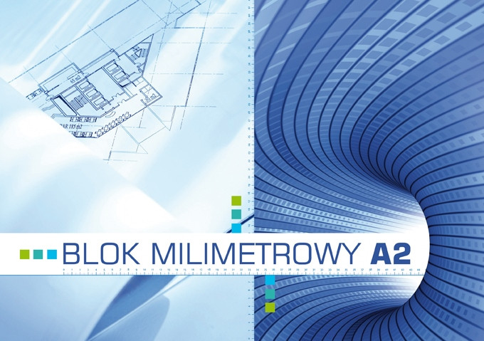 Blok milimetrowy A2 20k. Kreska